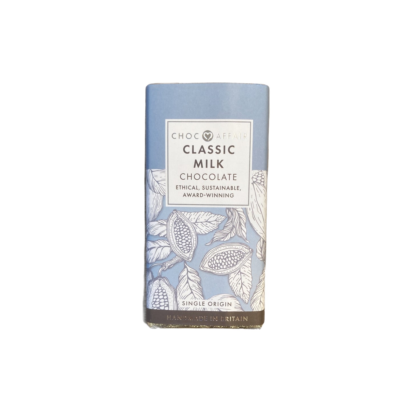 Choc Affair Classic Milk Chocolate Single Origin 90g Bar