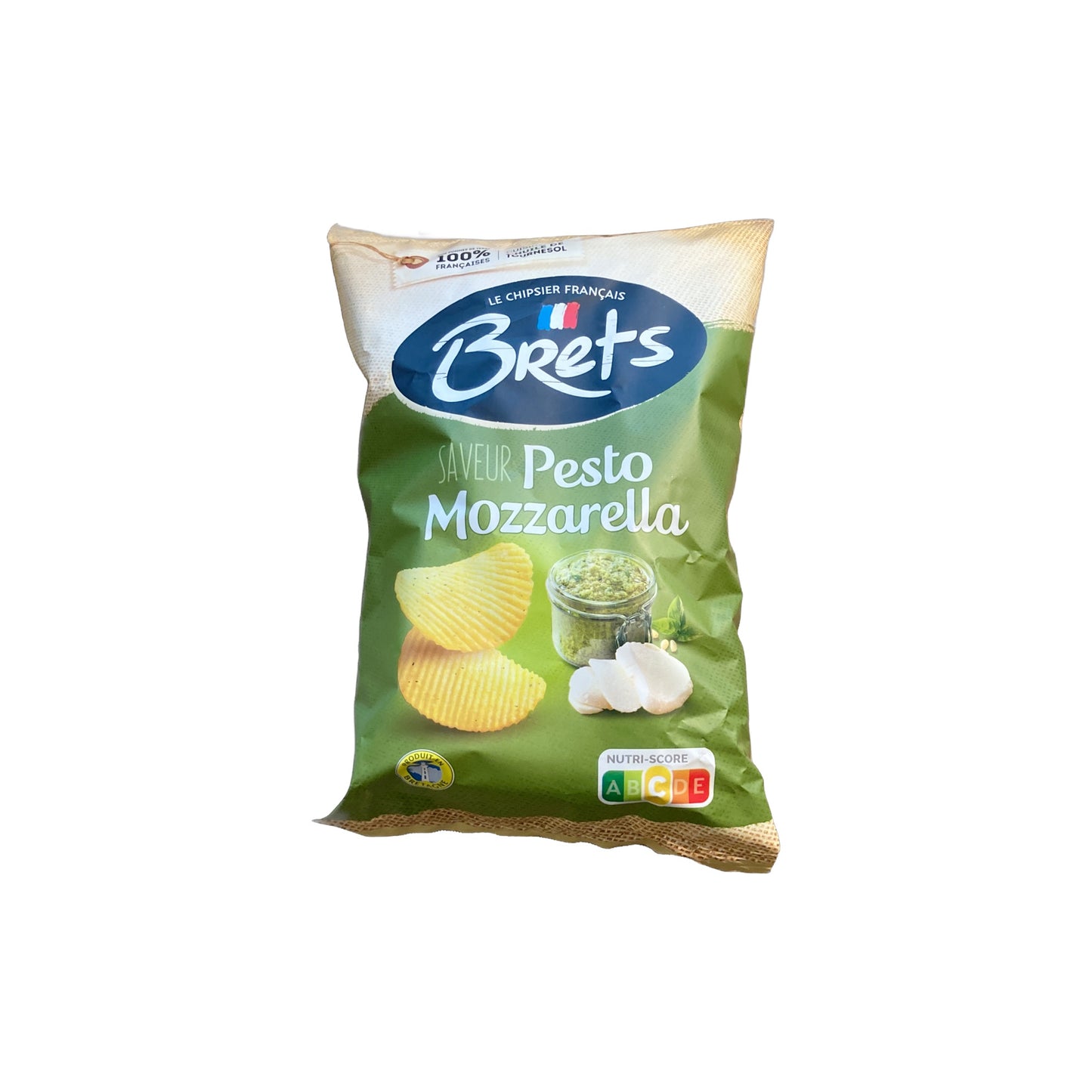 Brets Pesto Mozzarella Crisps 125g