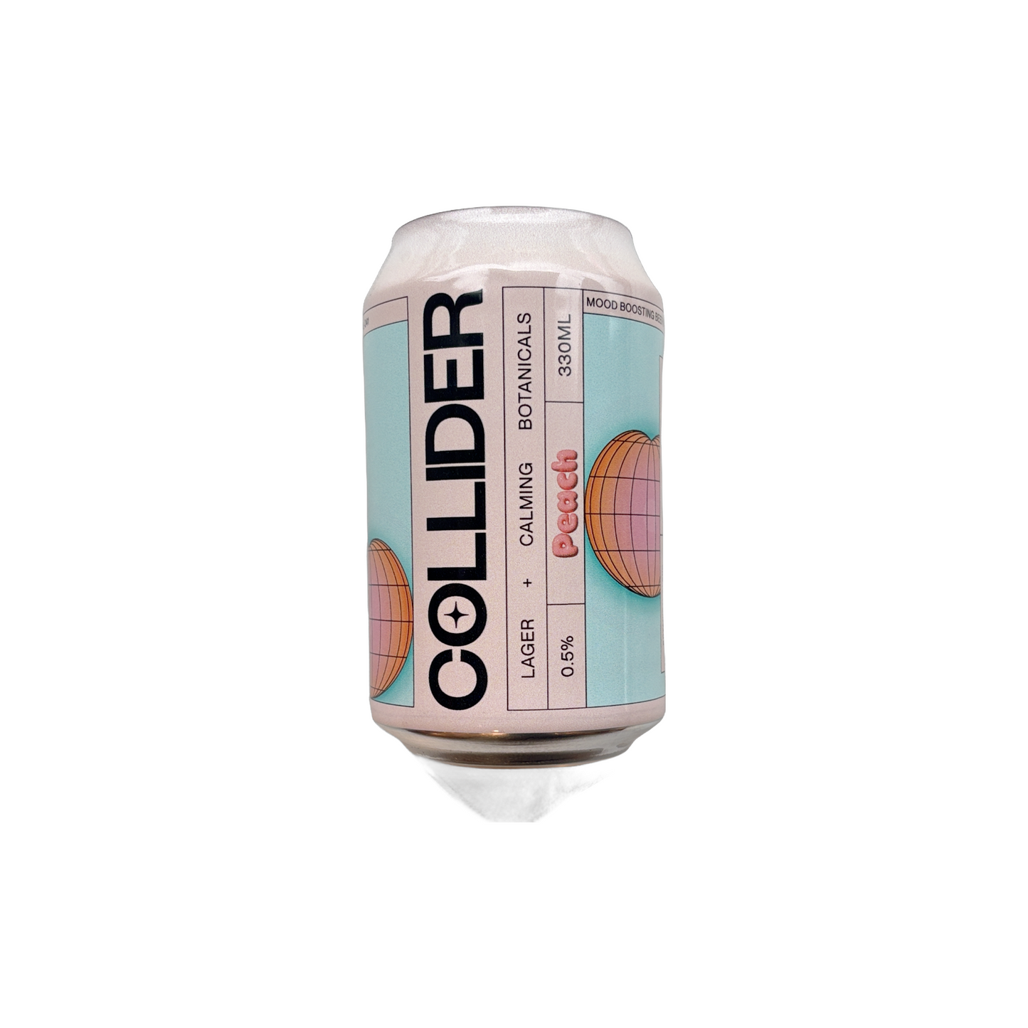 Collider Peach Lager with Calming Botanicals 0.5%