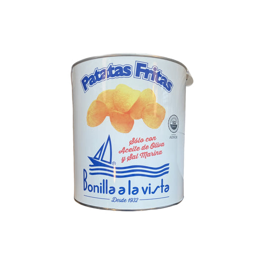 Bonilla a la Vista Potato Crisps 500g Tin Patatas Fritas - Introductory Offer £20