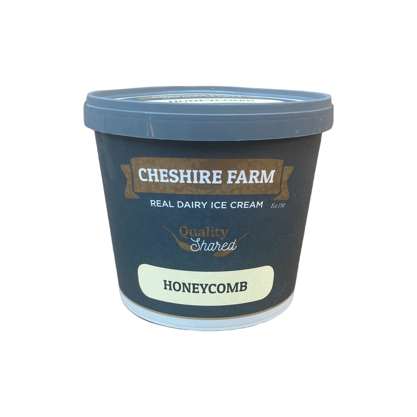 Cheshire Farm Real Dairy Honeycomb Ice Cream 1 Litre Tub