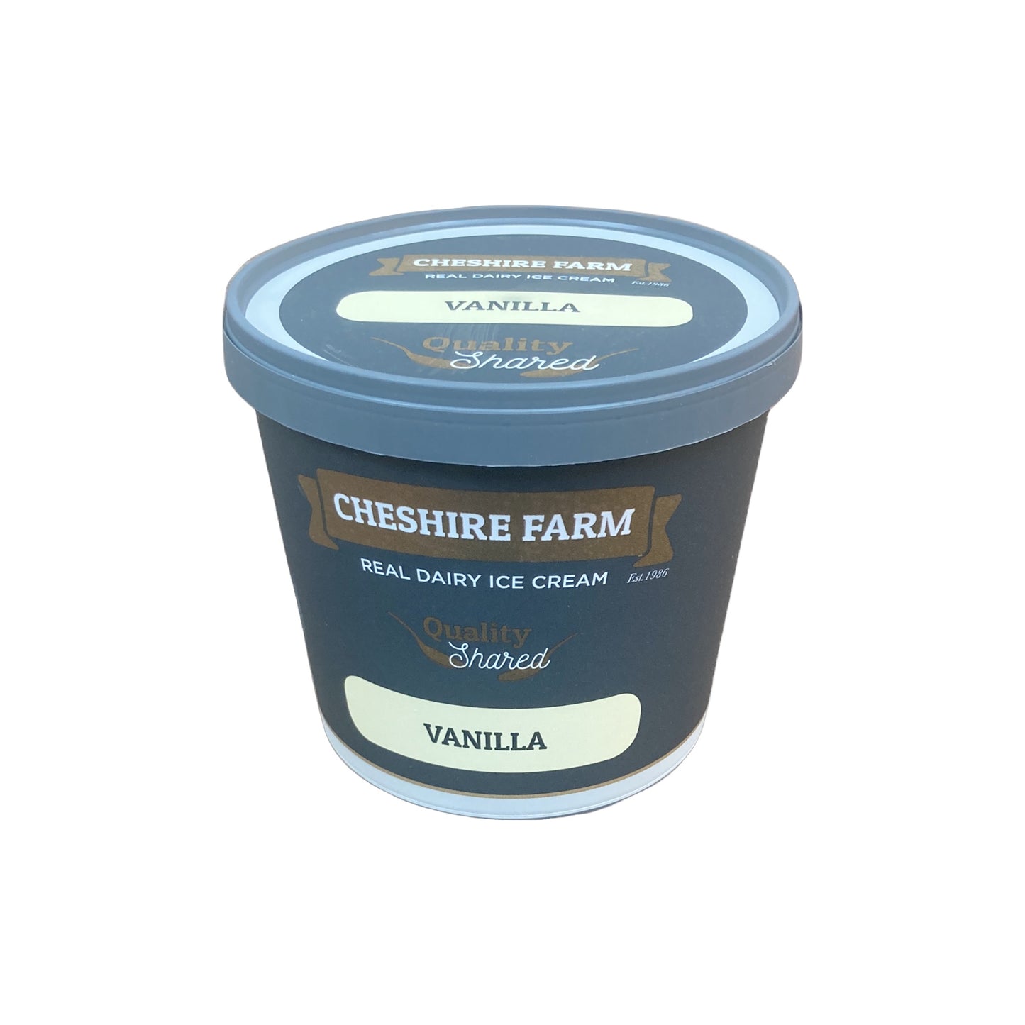 Cheshire Farm Real Dairy Vanilla Ice Cream 1 litre Tub