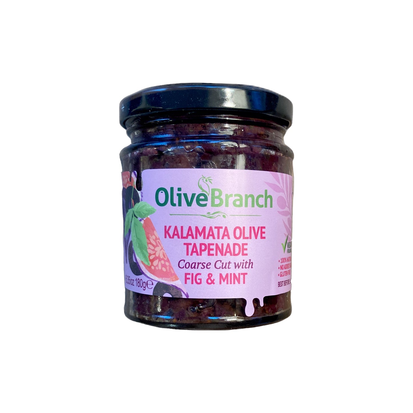 Olive Branch Kalamata Olive Tapenade with Fig and Mint 180g