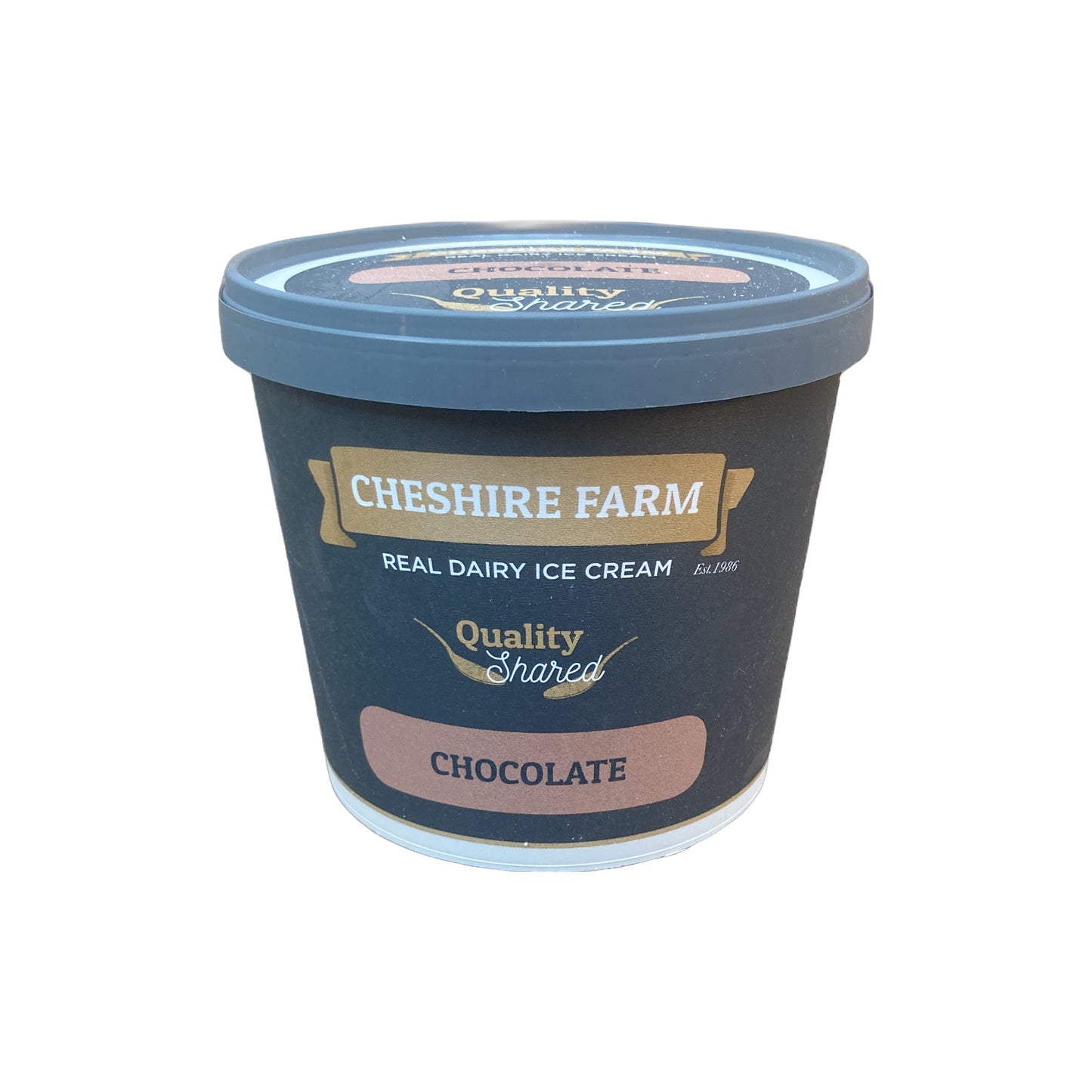 Cheshire Farm Real Dairy Chocolate Ice Cream 1 Litre Tub