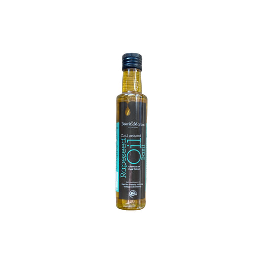 Brock and Morten Basil Cold Pressed Rapeseed Oil 250ml