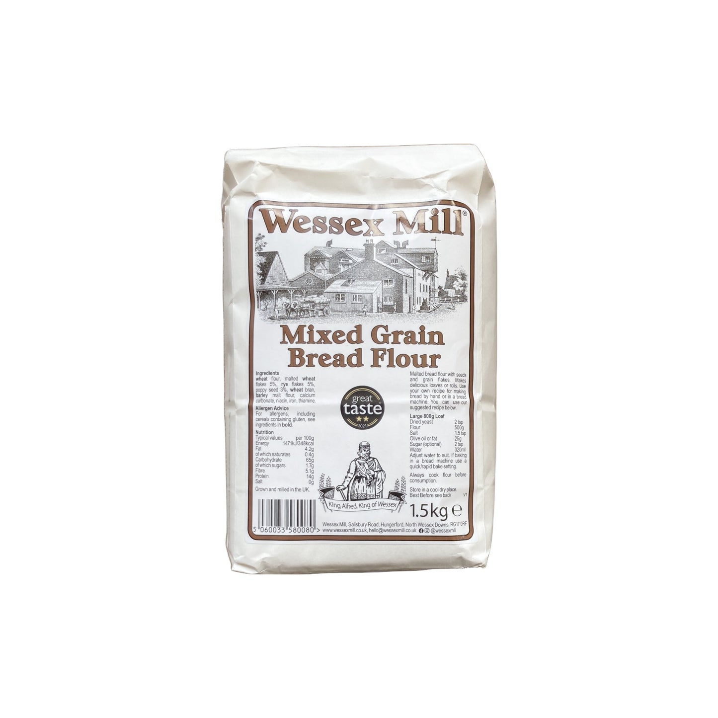 Wessex Mill Mixed Grain Bread Flour 1.5kg